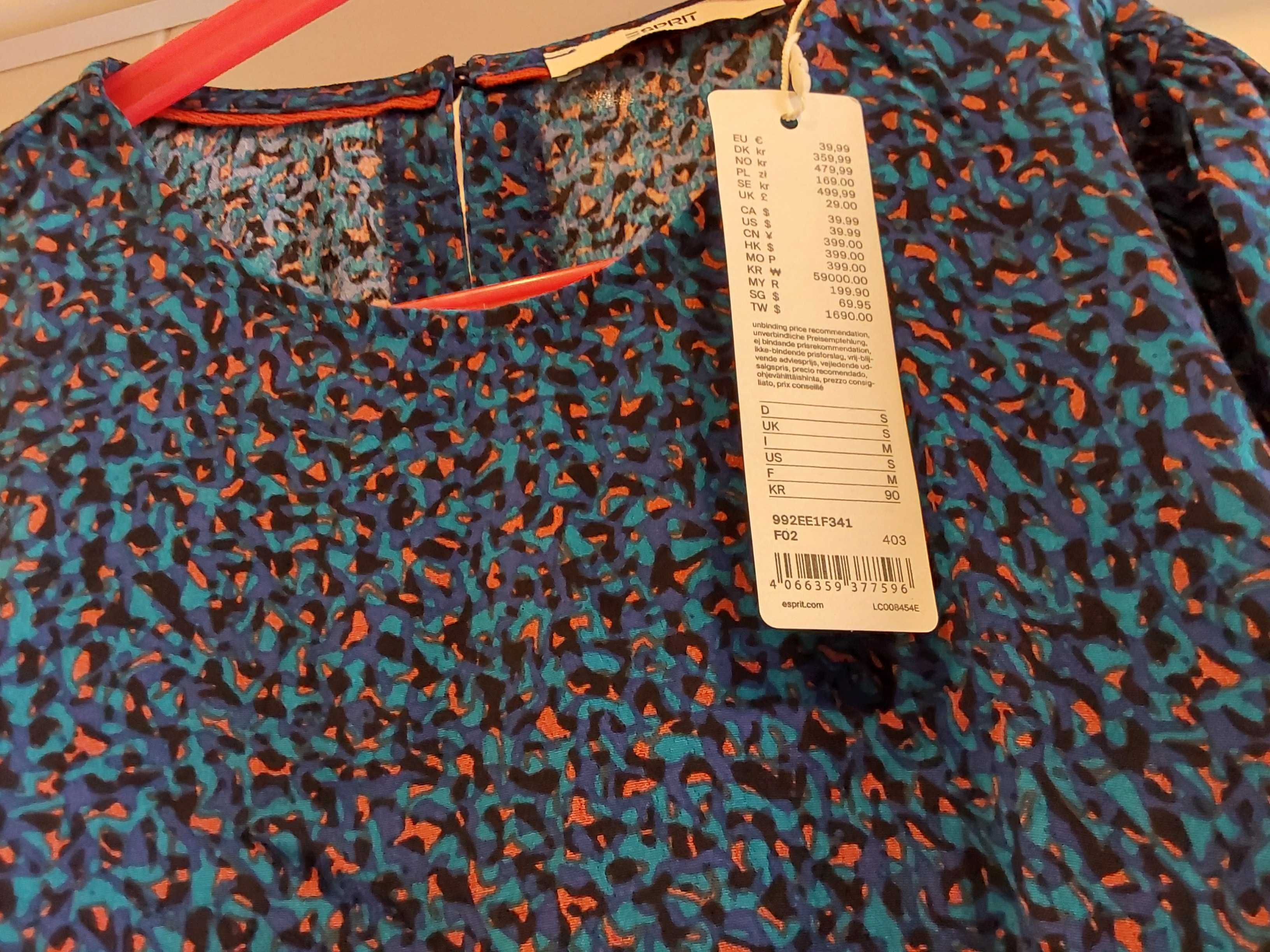 Blusa Azul Nova de Esprit