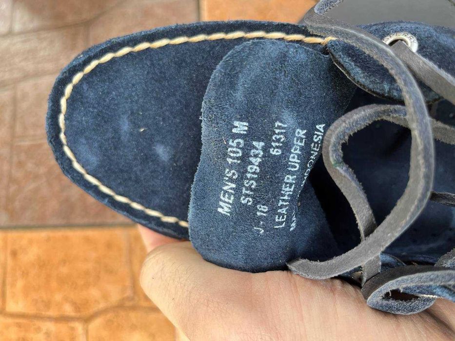 Топсайдери (мокасини) Sperry Top-Sider A/O 2 Eye Suede Navy 44 розмір