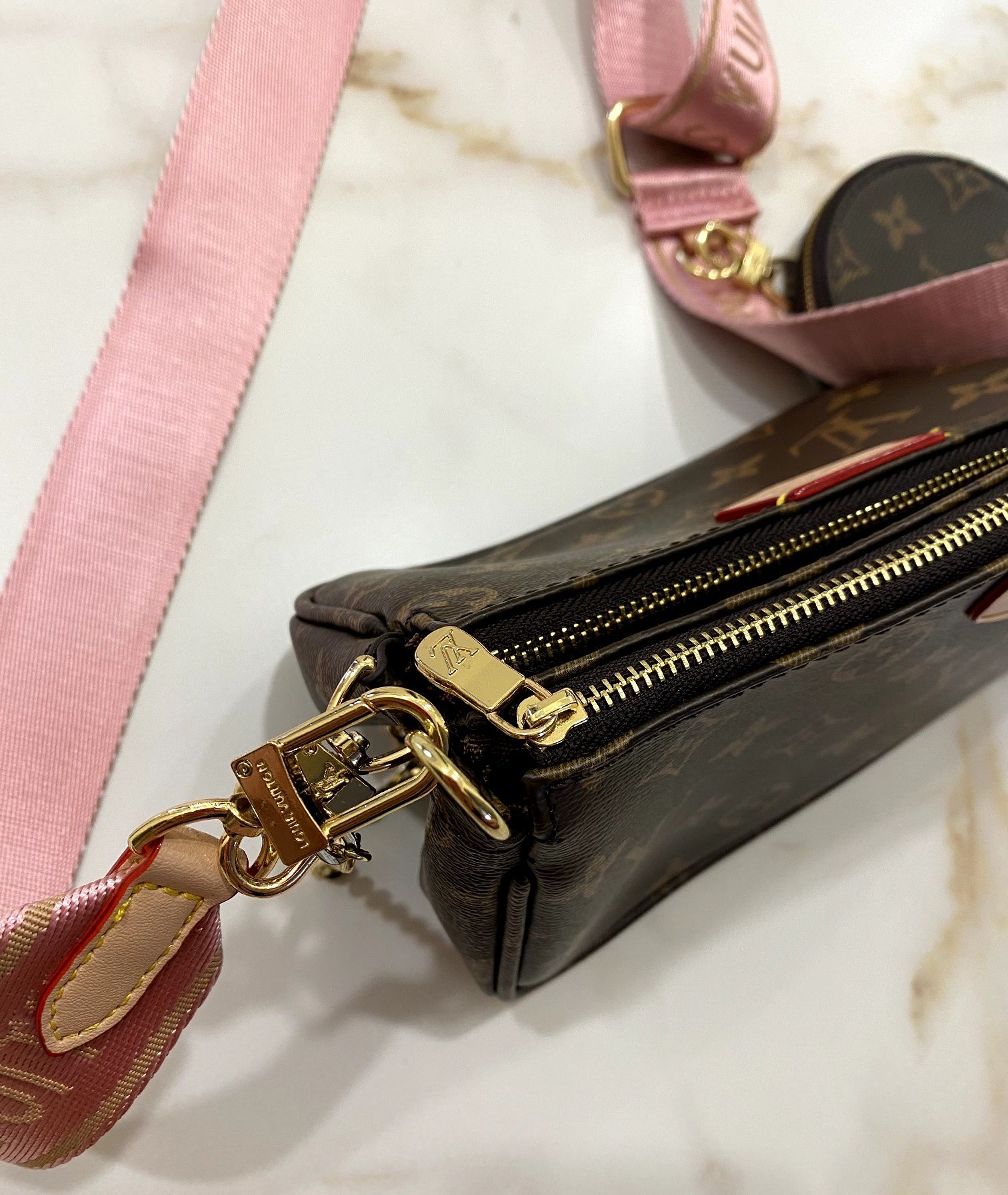 Сумка Louis Vuitton Multi Pochette луи виттон 3 в 1  через плече клатч