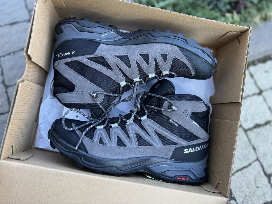 Трекінгові черевики Salomon X Ward Leather Mid Gore-Tex / кросівки