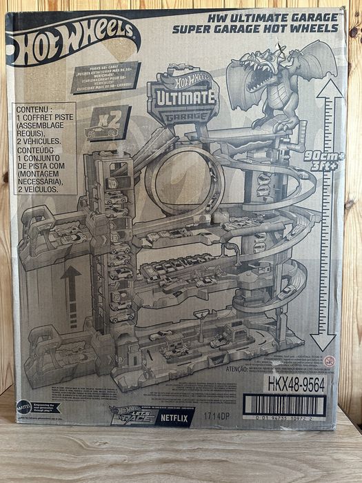 Трек Hot Wheels Мега Гараж Атака Дракона HKX48 + 2 машинки HKX48