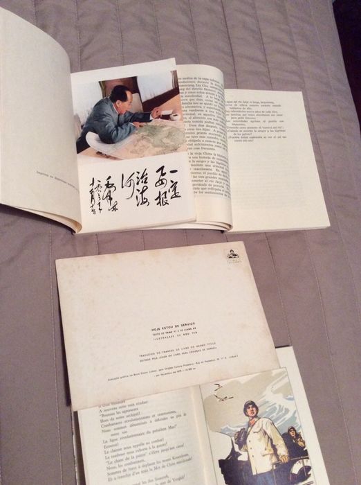Livros sobre a China Propaganda Política Comunismo anos 70