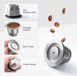 Cápsulas de café reutilizáveis compatível com máquinas Nespresso