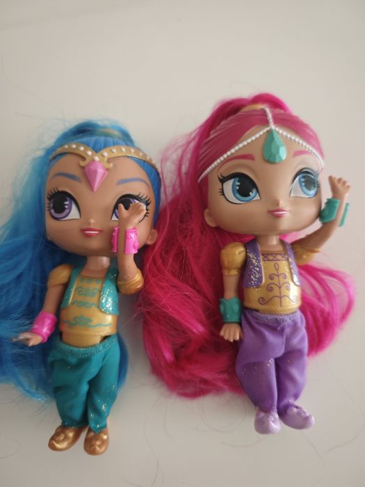 Shimmer e Shine com tapete
