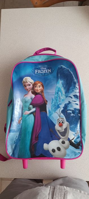 Plecak z wysuwaną rączką i kółkami, Kraina Lodu