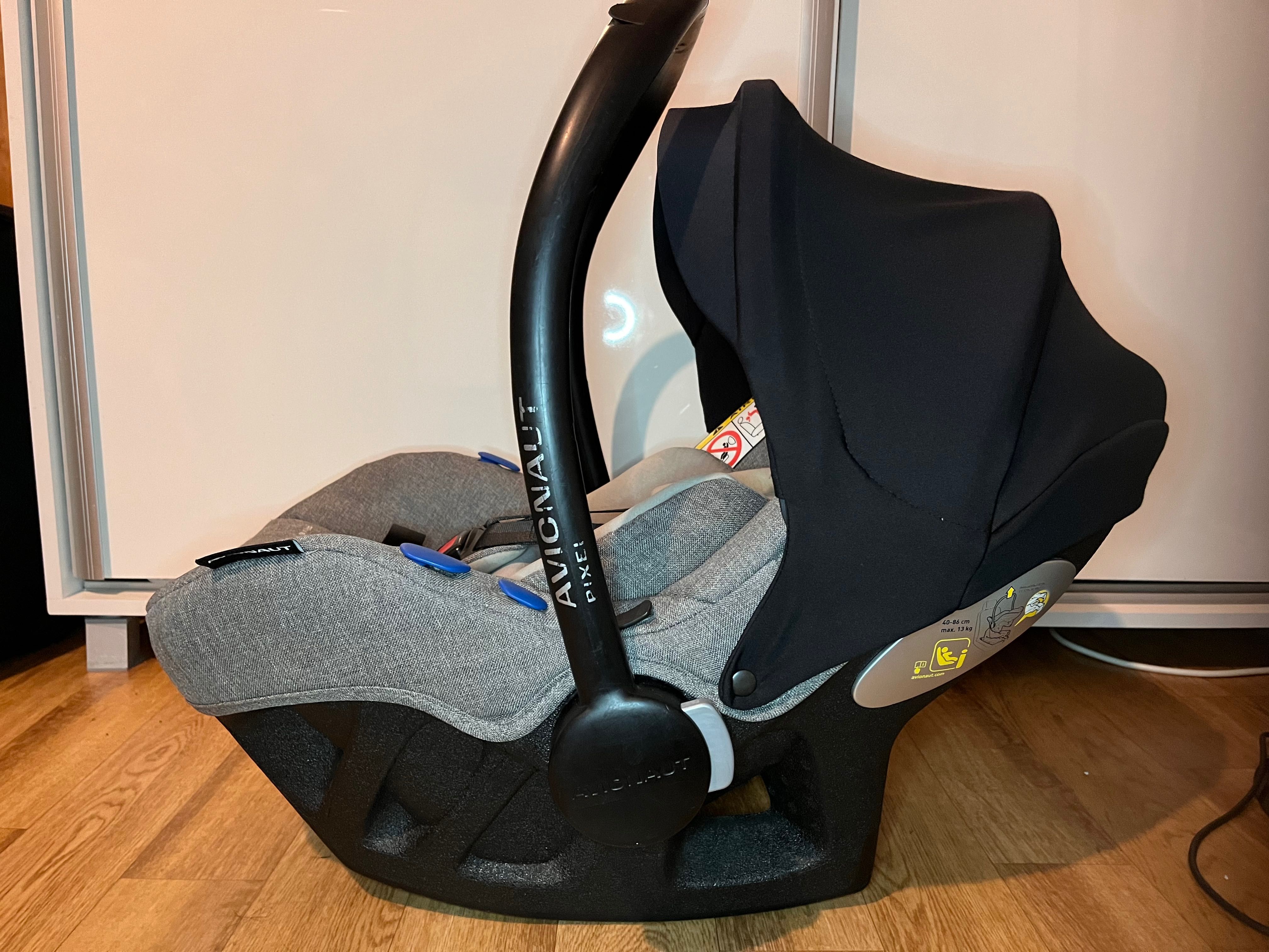 Fotelik niemowlęcy Avionaut Pixel Pro bezwypadkowy