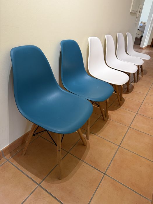 Kit 6 Cadeiras Eiffel