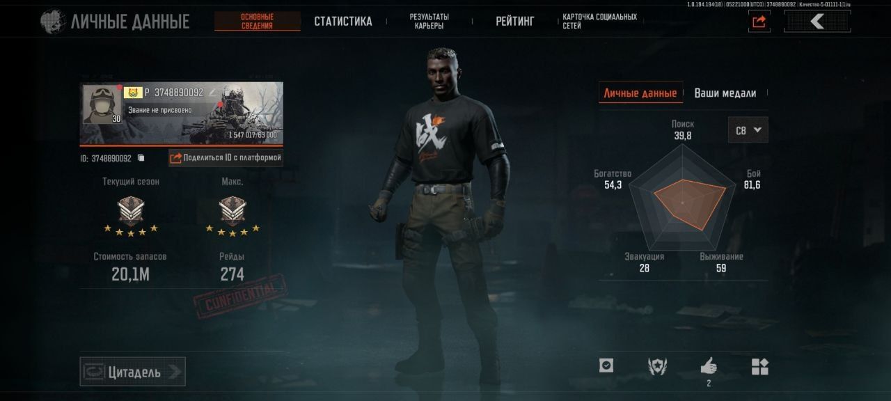 Продам аккаунт гри Arena Breakout