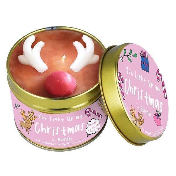Bomb Cosmetics Świeca zapachowa w puszce You Light Up My Christmas 237