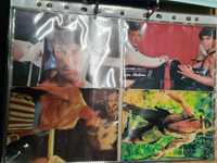 Lote de 76 postais ilustrados de cartazes cinema e Sylvester Stallone