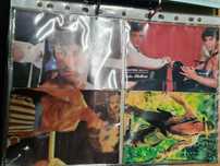 Lote de 76 postais ilustrados de cartazes cinema e Sylvester Stallone