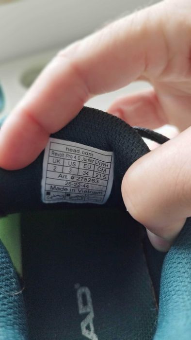 Par de tenis Head Revolt Pro 4.0 Junior