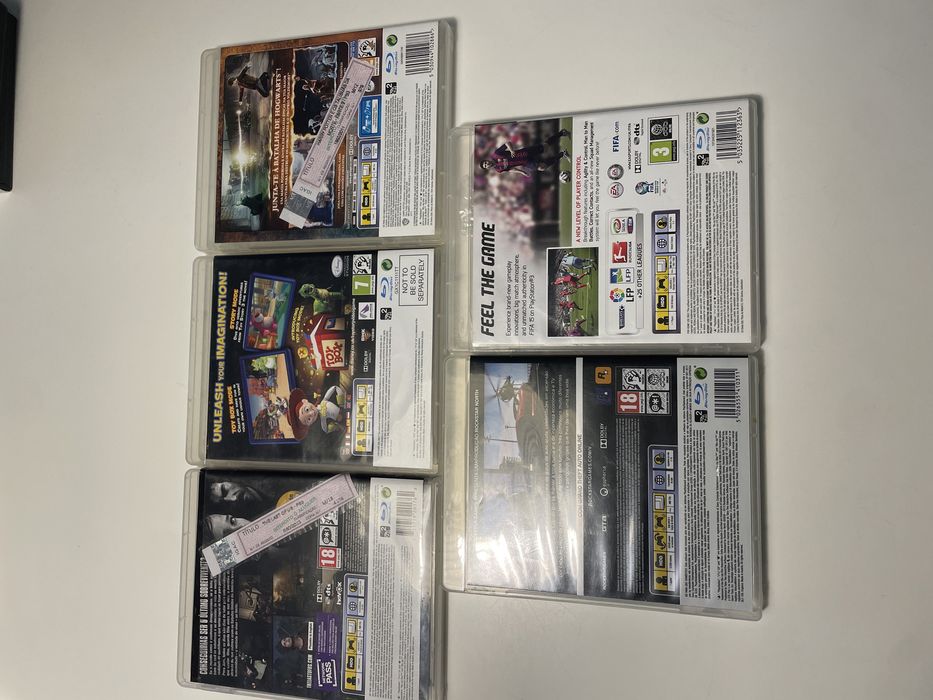 Jogos Playstation 3 - Fifa 15, Toy Story 3, The Last of Us, GTA 5 e HP