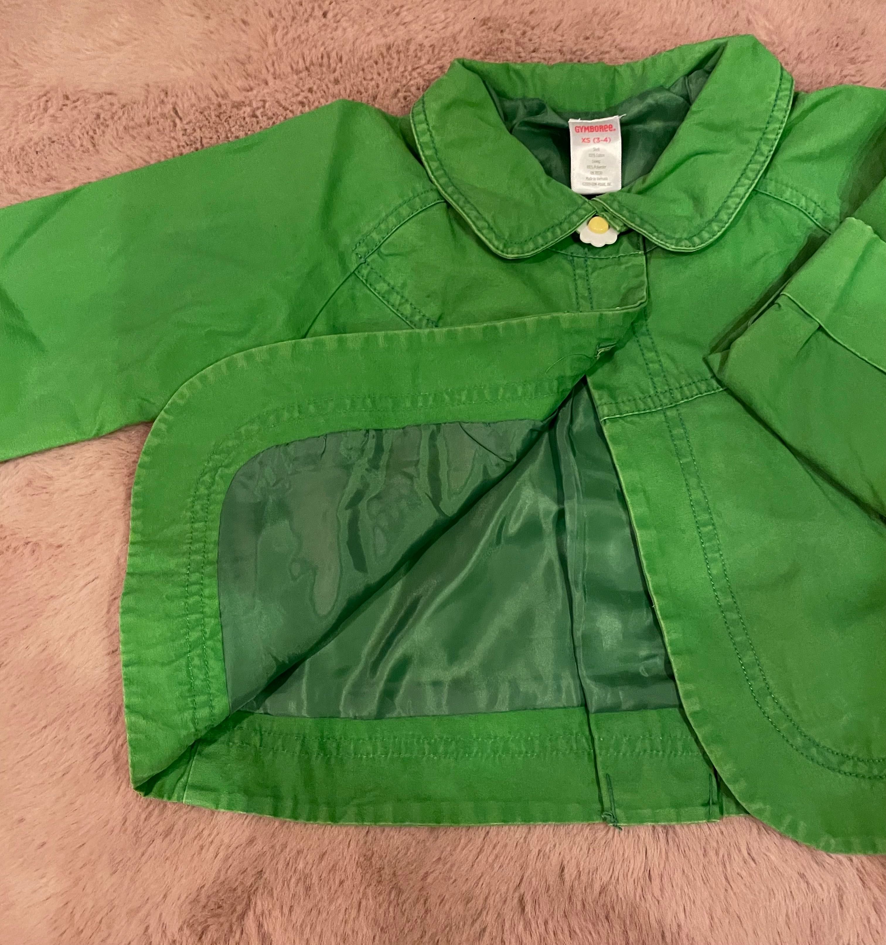 Wiosenna stylizacja kurtka i spodnie dla dziewczynki 98/104