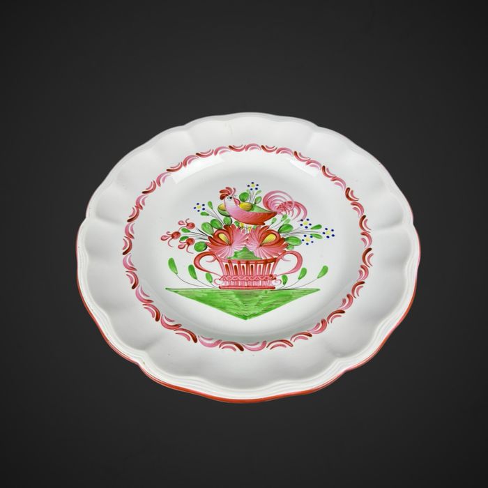 Patera ST Clemenet kolorowe kwiaty ptaszek B4/103002