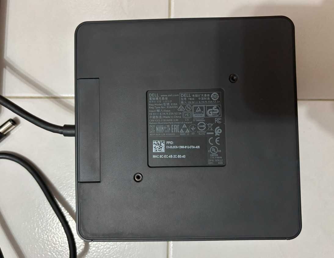 Dell Thunderbolt Dock TB16 Docking Station