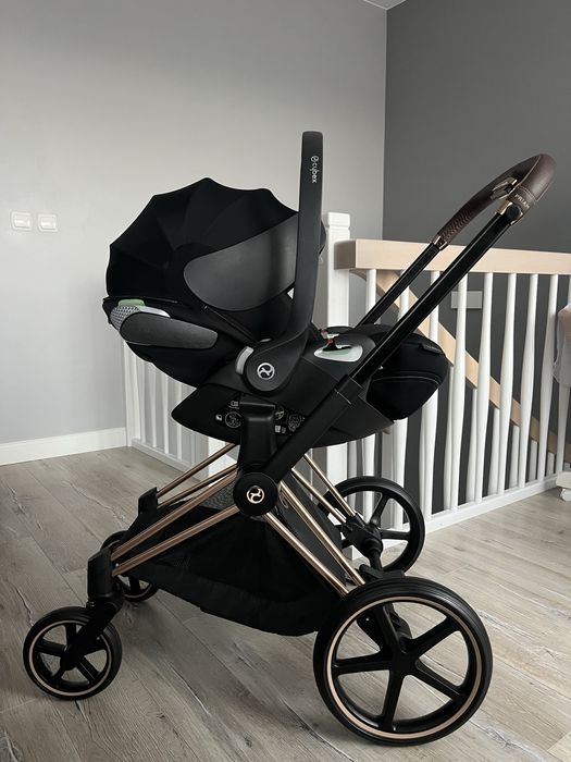 Cybex Priam 4.0 Cozy Beige + fotelik Cybex Cloud T i-Size Plus 4w1