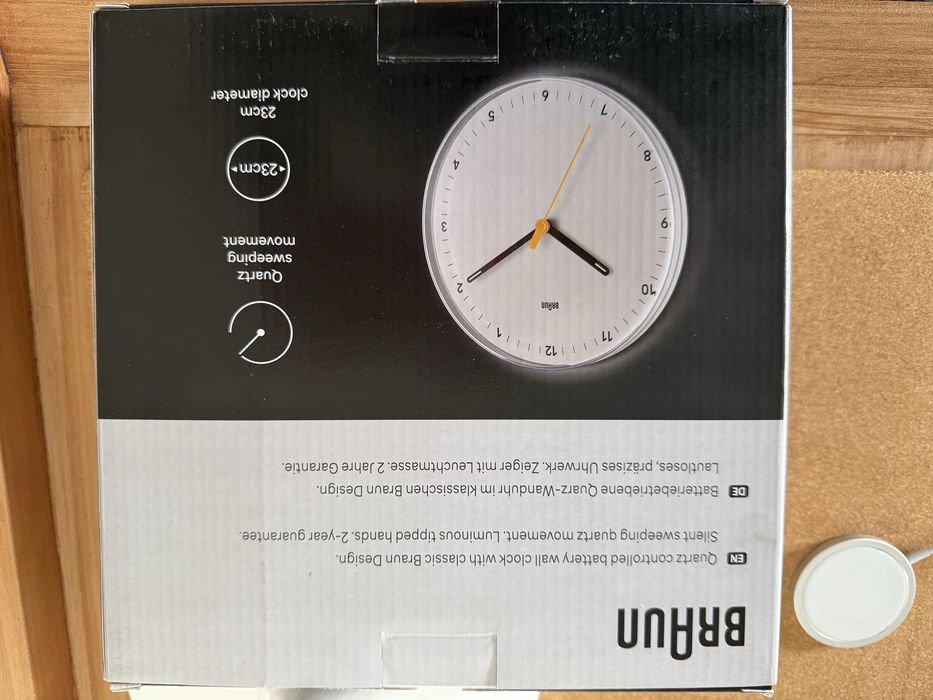 Relogio de parede braun