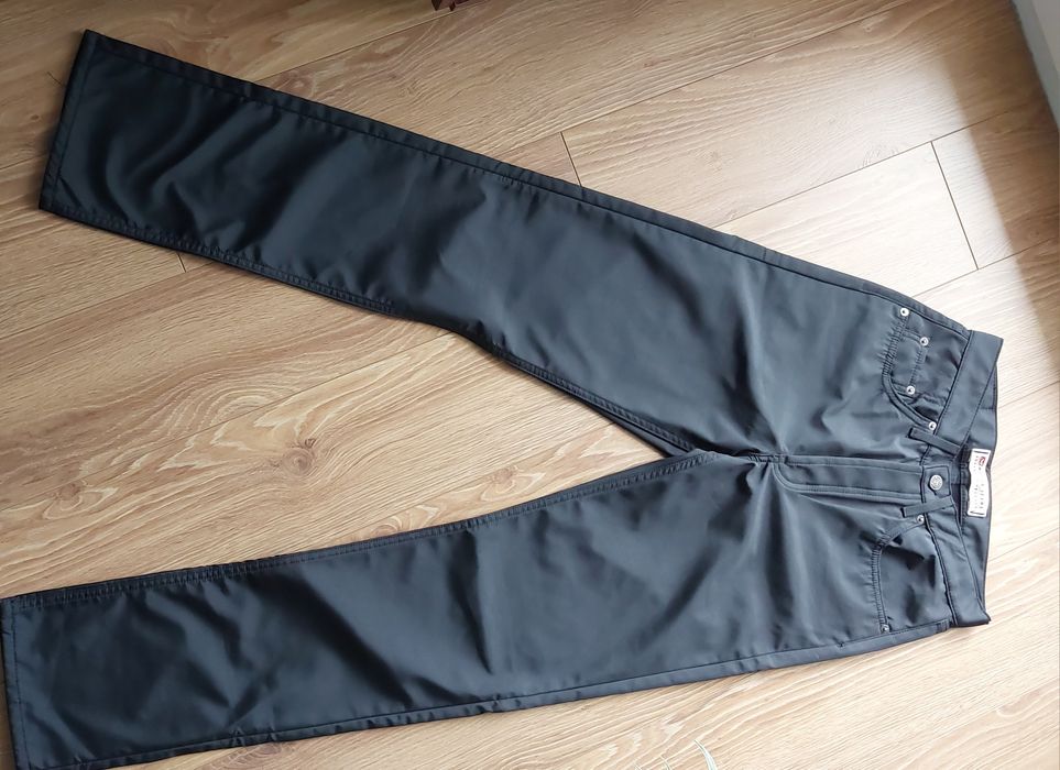 Spodnie, softshell, na wzór motocyklowych-Motor jeans