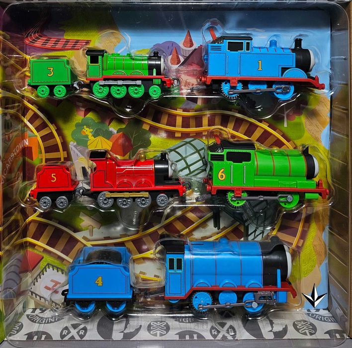 Набір із 5 класичних паровозиків Томас і друзі з ювілейної серії