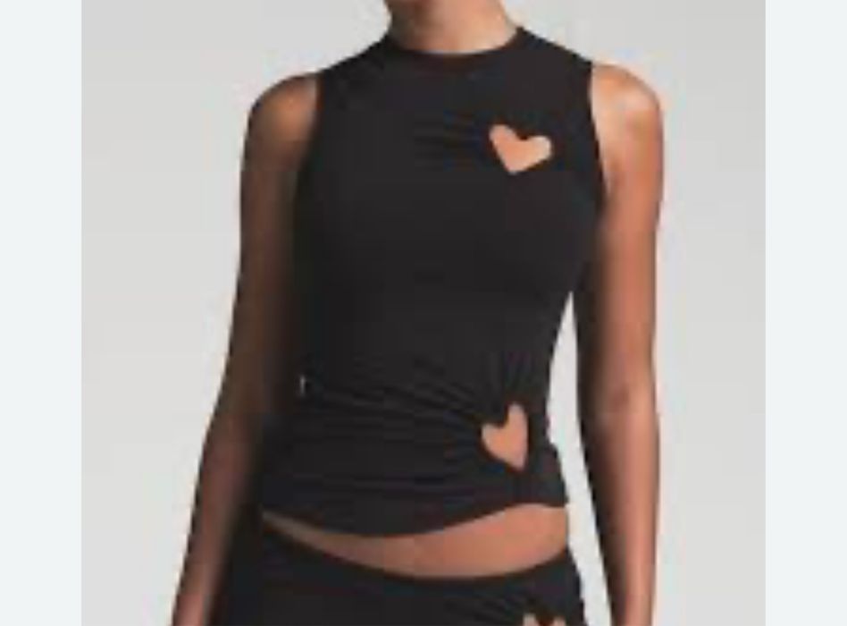 SKIMS  Cotton Jersey Heart Tank оригінал