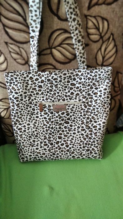 Сумка текстиль принт лео