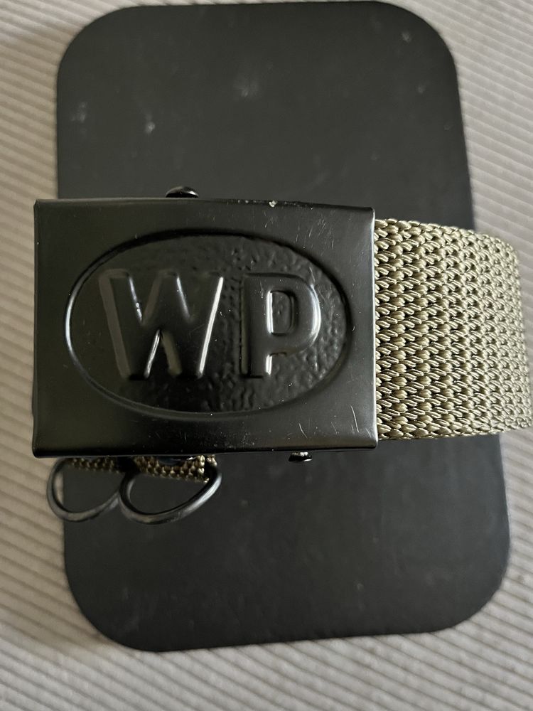 Pas wojskowy parciany z klamrą WP