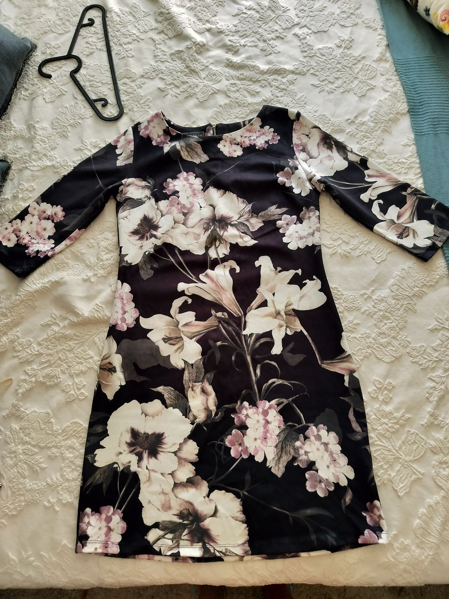 Vestido com padrão flores