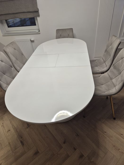 Stół rozkładany glamour 170/200 90 cm