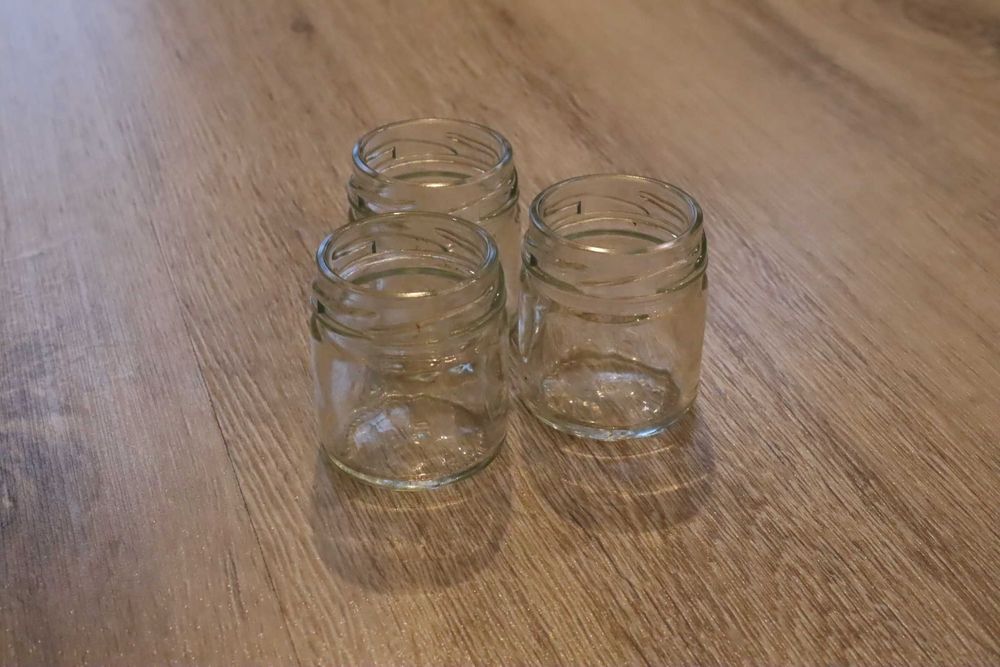 Słoiczki dekoracyjne, doniczki