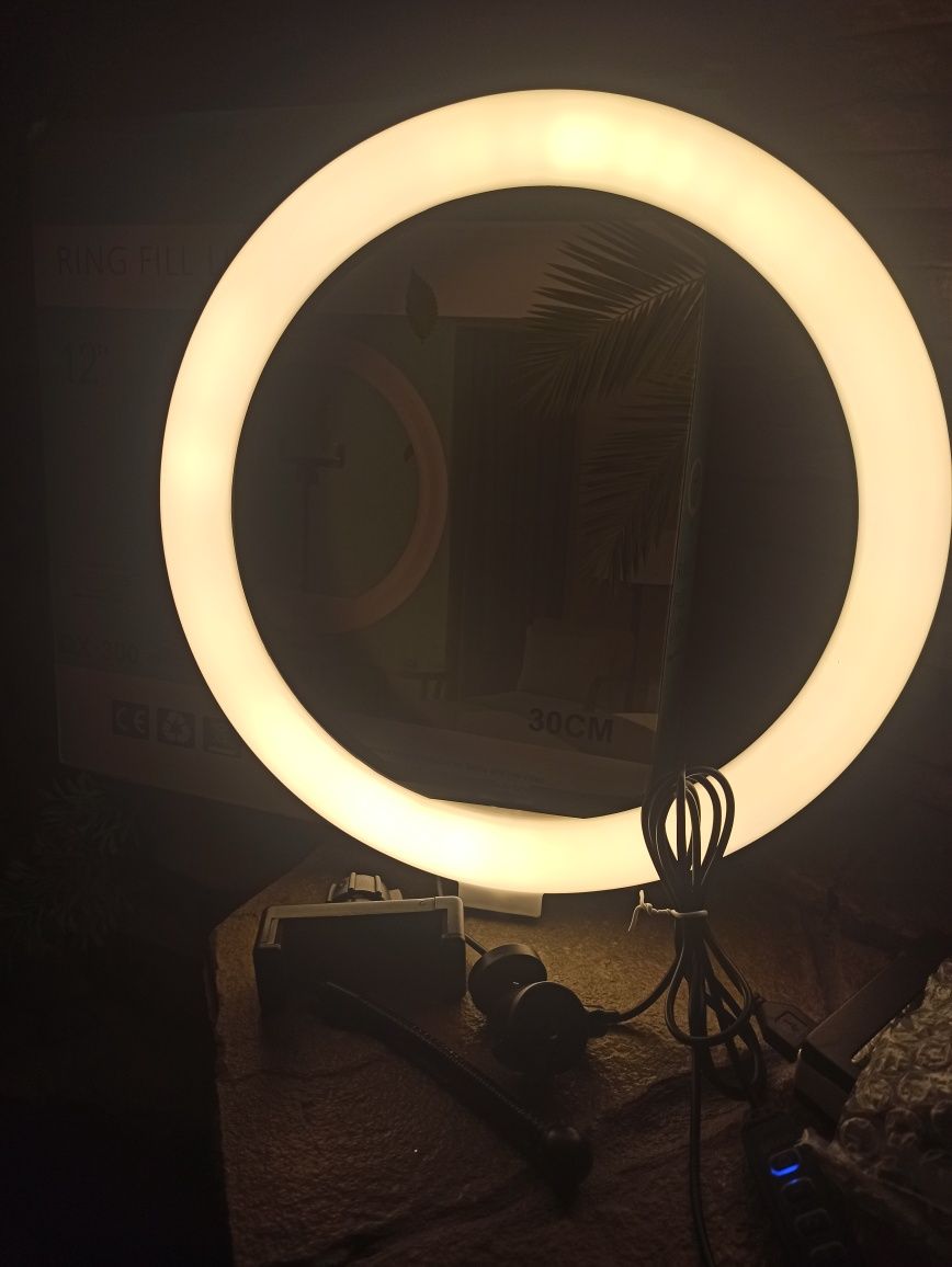 Лампа кольцевая 30 см