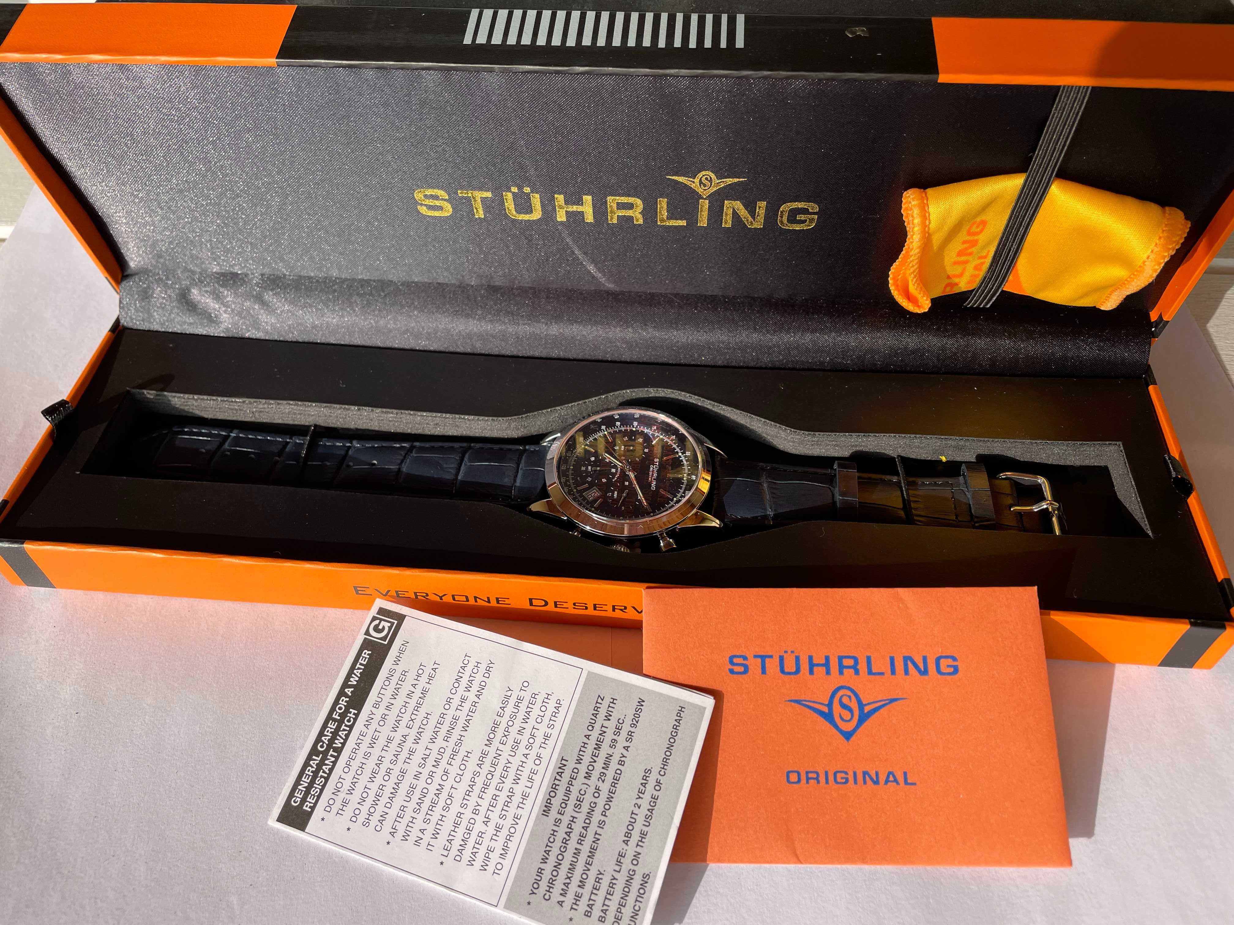 Stuhrling Original 3975LM.2 часы мужские. Новые, оригинал