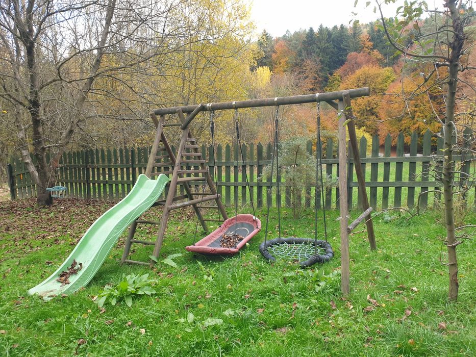 Huśtawka, zjeżdżalnia, plac zabaw dla dzieci, tanio! Rezerwacja