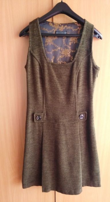 Vestido Lanidor verde escuro, como novo - qualidade a óptimo preço!
