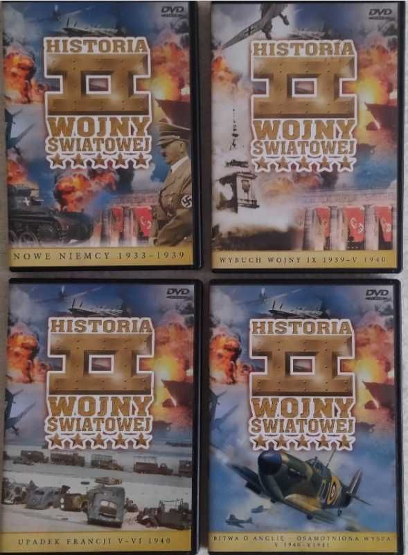 OXFORD Historia II Wojny Światowej filmy DVD numery 1-16 oraz 66