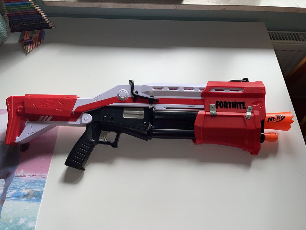 Pistolet nerf fortnite TS pompa