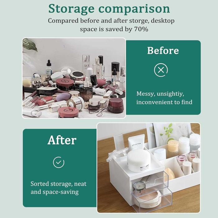 Nowy organizer na kosmetyki / pudełko / kosmetyczka / szafka !A2507!