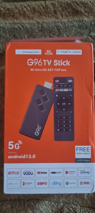 Портативна Андроїд приставка G96 TV-Strik