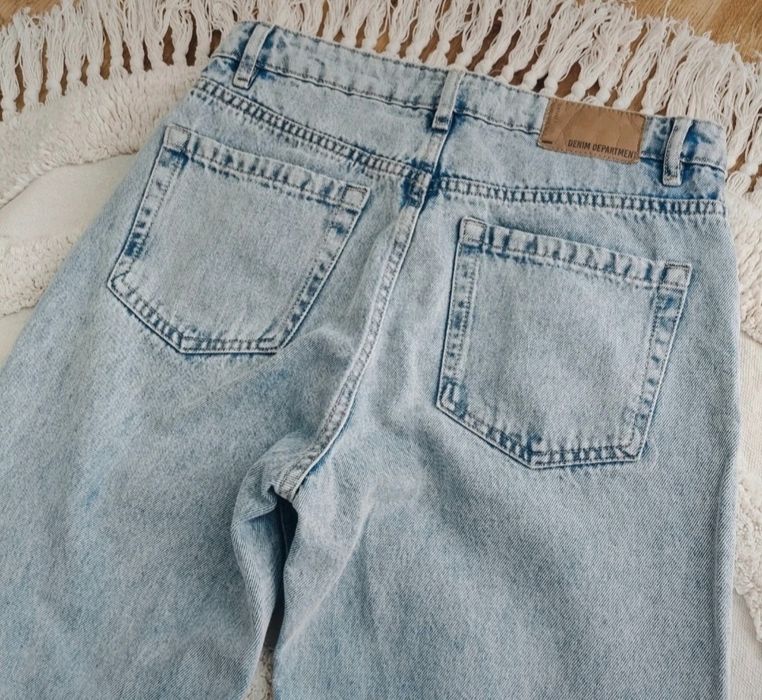 Spodnie jeansowe straight fit 36