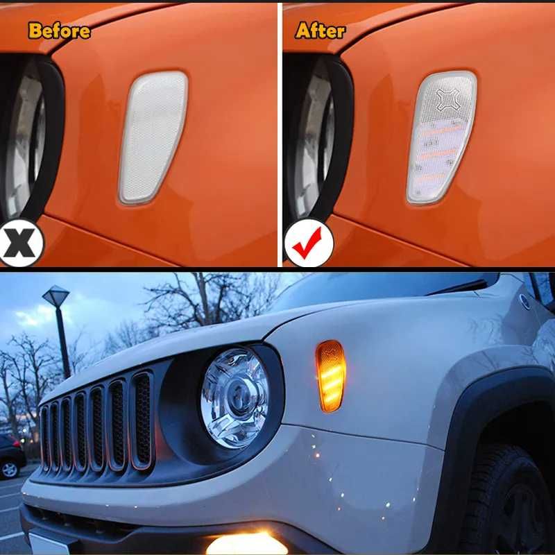 Jeep Renegade. LED габарити, маркери, поворотники