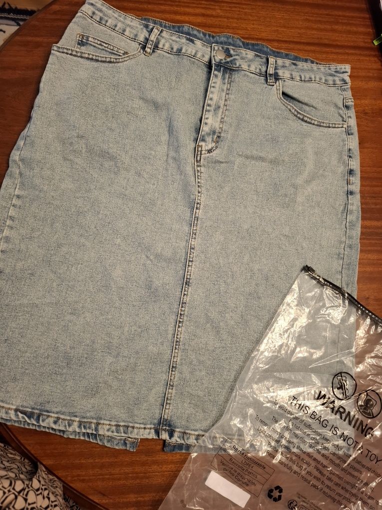 Saia de ganga com elastano, tamanho 3XL