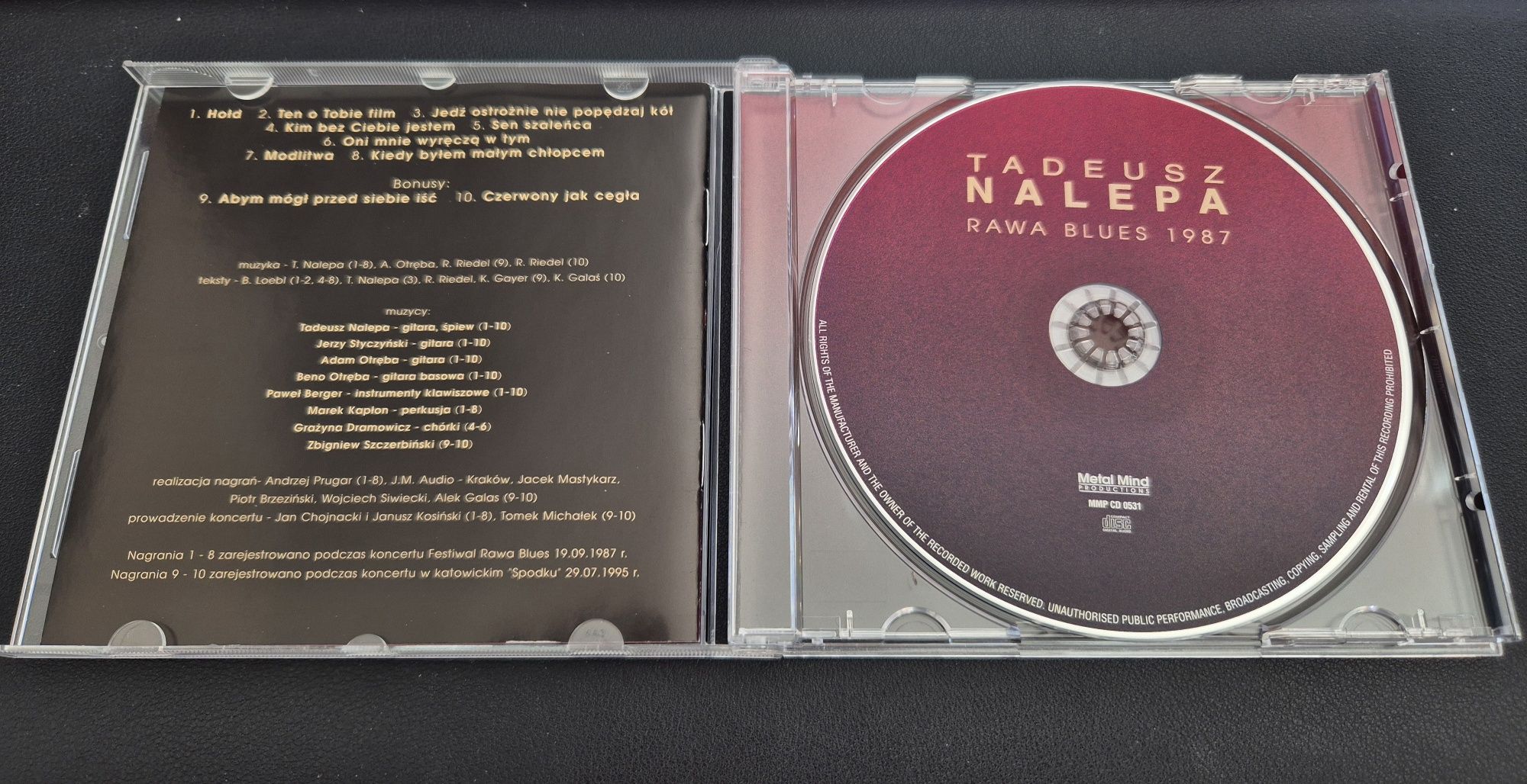 Płyta CD, Tadeusz Nalepa - Rawa Blues 1987