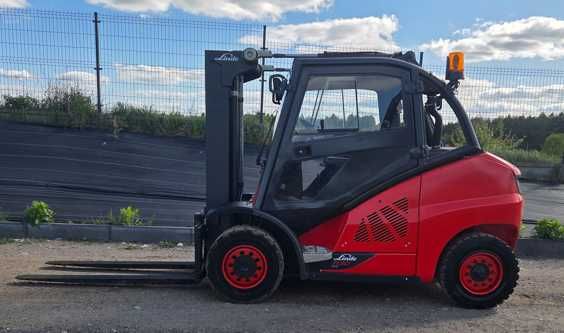 Wózek widłowy LINDE H50D-02 KONTENEROWY Triplex 2014r Diesel Kabina