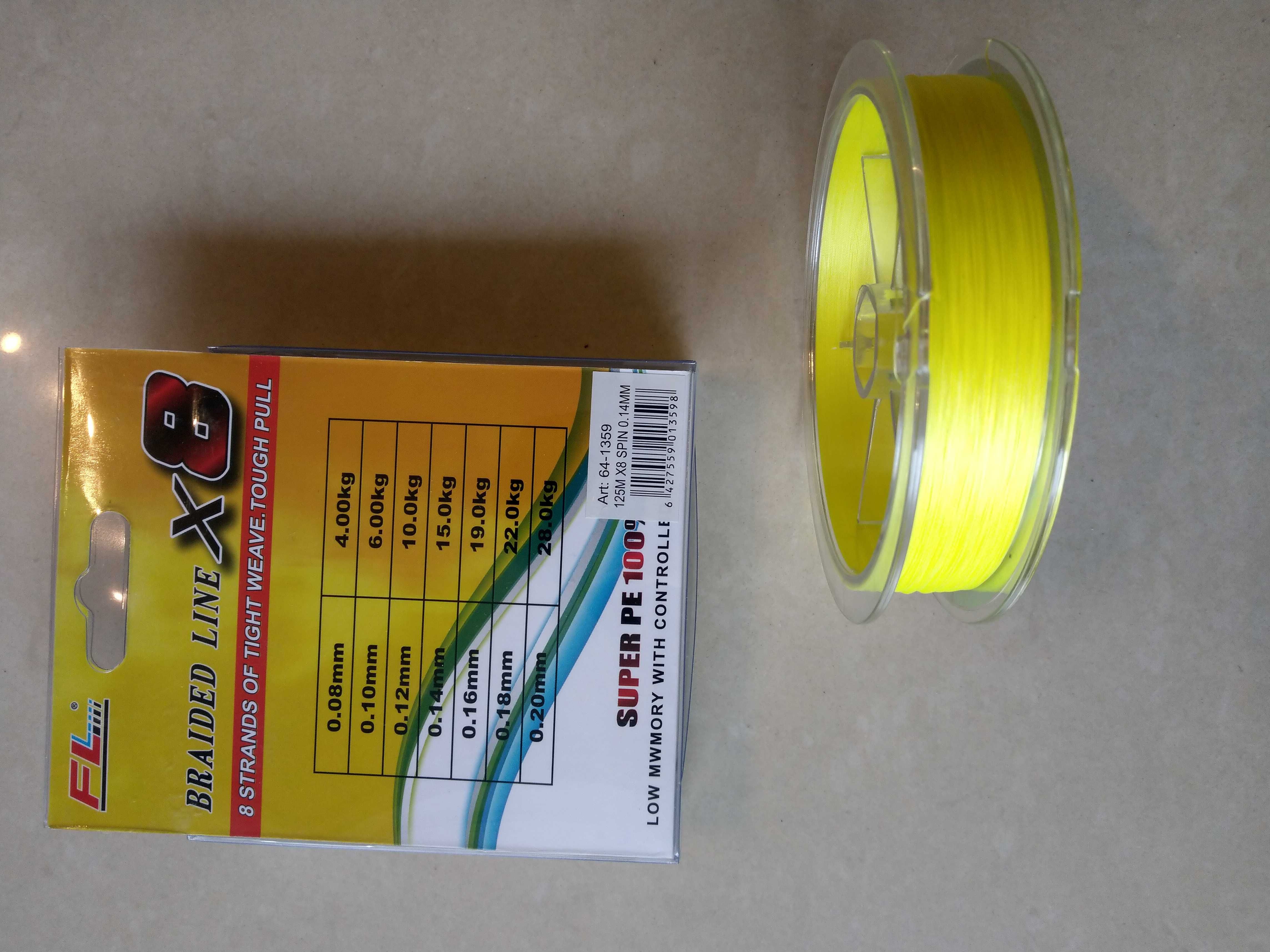 Plecionka fluo 8-splotowa 125m FL