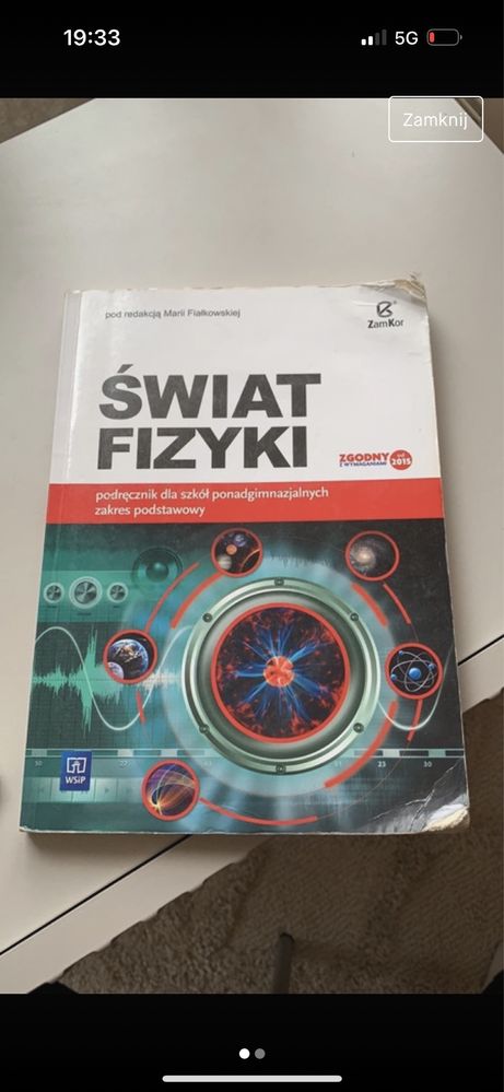 Świat fizyki podręcznik