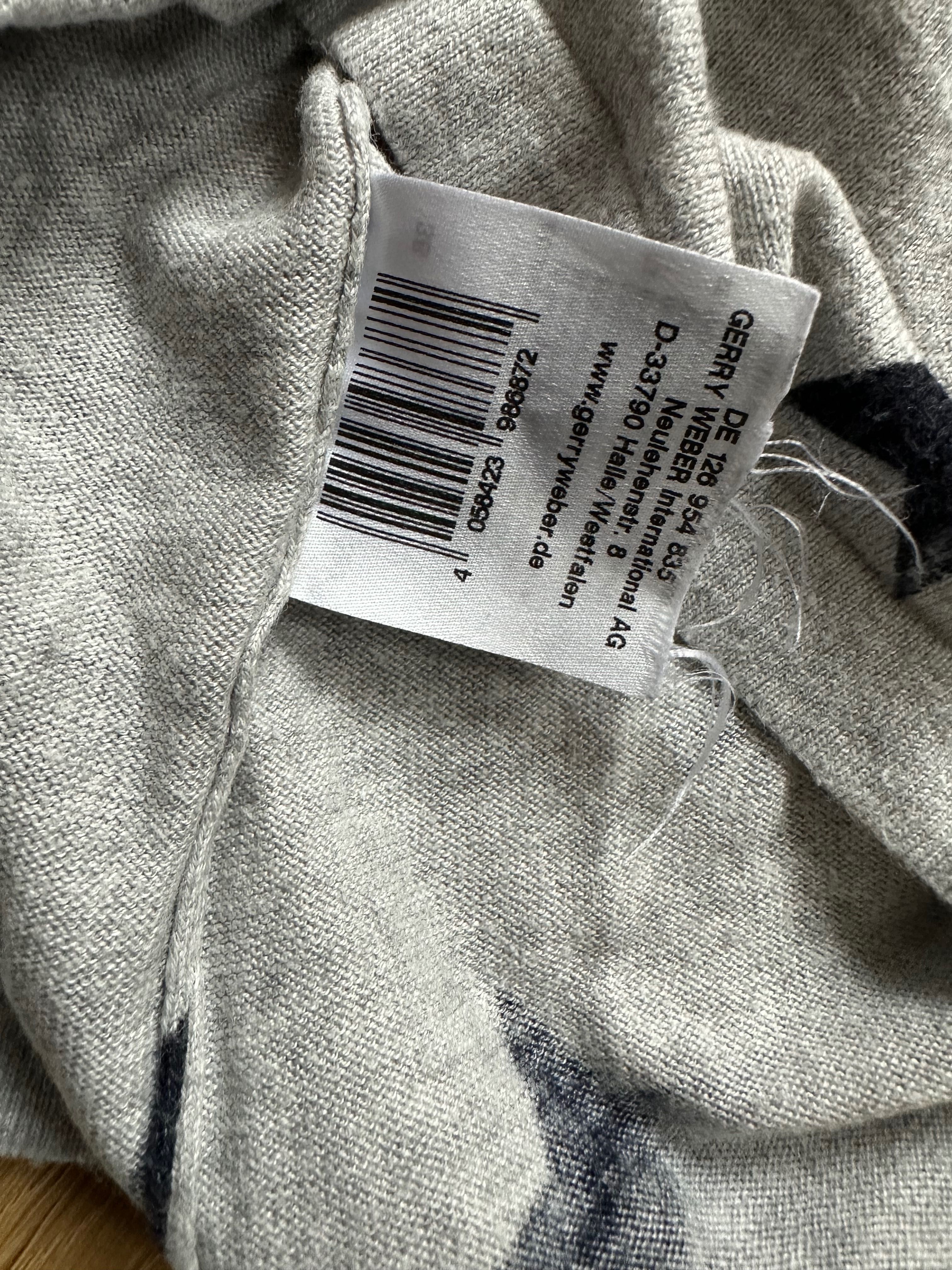 Cienki szary sweter Sweterek GERRY Weber M/L