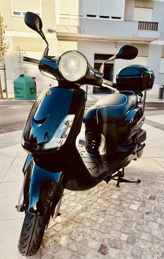 IMPECÁVEL Scooter SYM FIDDLE II 125S 2014 com apenas 21mil kms reais!