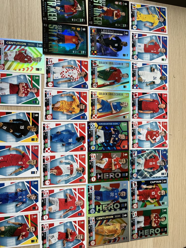 Karty euro 2024/cards match attax topps euro 2024