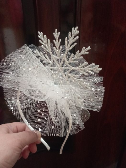 Обруч сніжинки обідок сніжинка