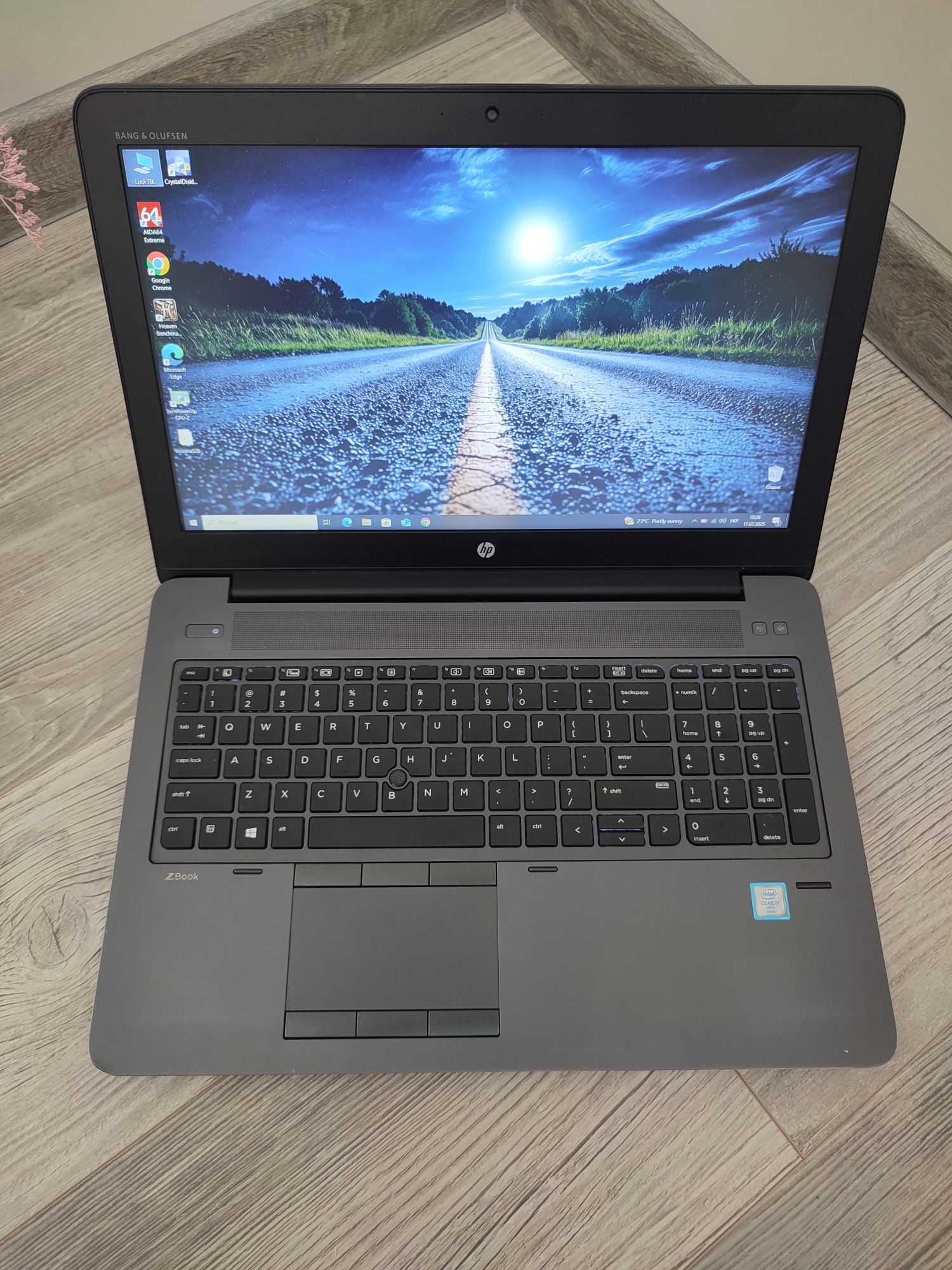 Ігровий Ноутбук HP Zbook 15 G3 i7/16gb/SSD128+500HDD/QuadroM2000M 4gb.